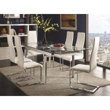 Modern Dining Contemporary Dining Room Set With Glass Table